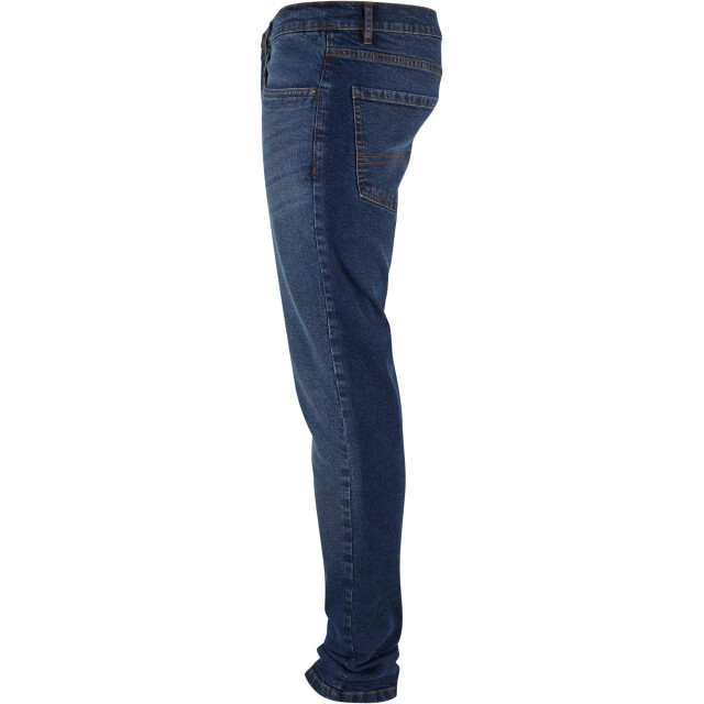 Urban Classics Heren tapered slim jeans UTTN980_newdarkbluewashed large