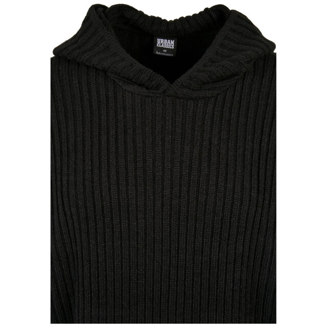 Urban Classics Heren gebreide hoodie UTTN982_black large