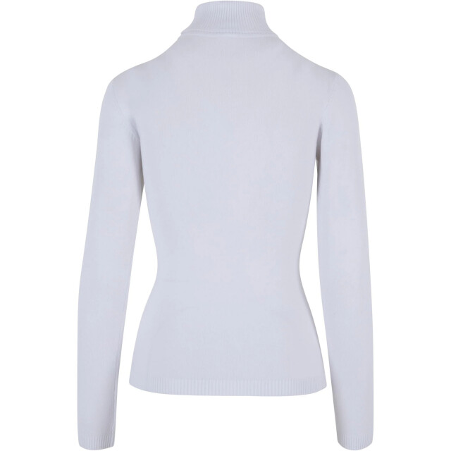 Urban Classics Dames gebreid schildpad hals sweatshirt UTTN988_white large