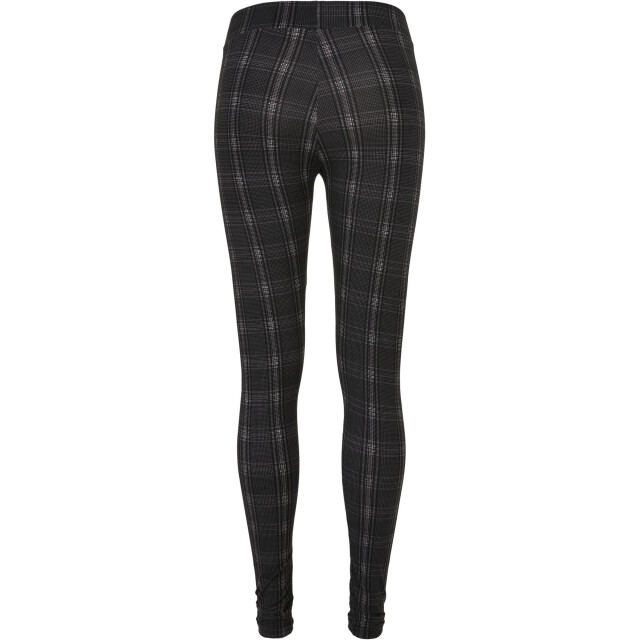 Urban Classics Dames zachte geruite legging UTTN990_black large