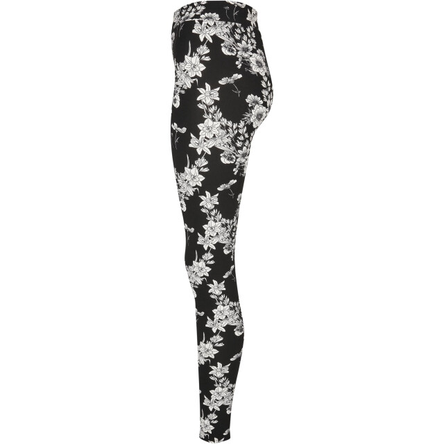 Urban Classics Dames zachte bloemen legging UTTN993_black large