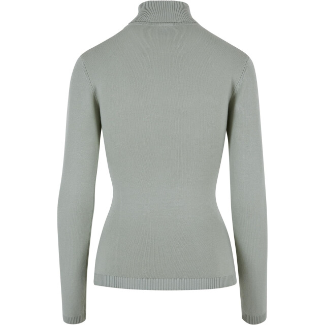 Urban Classics Dames gebreid schildpad hals sweatshirt UTTN988_softsalvia large