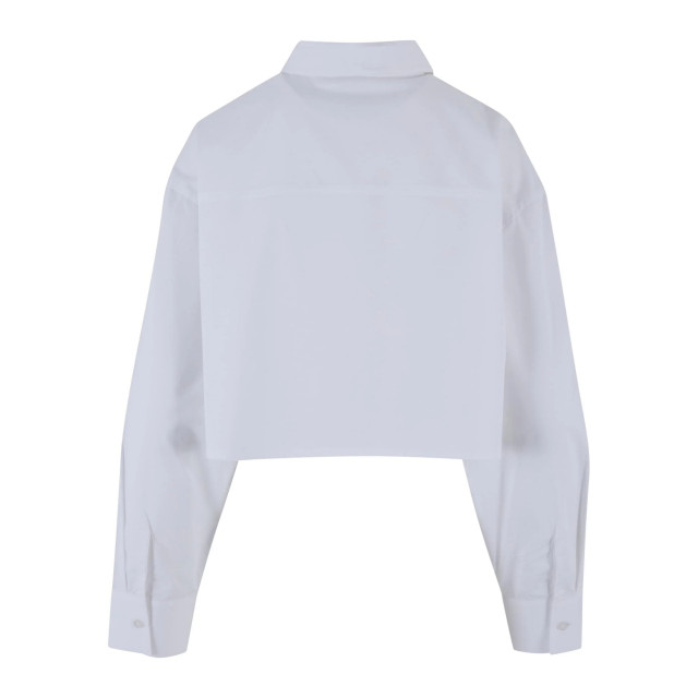 Urban Classics Dames cropped oversized blouse UTTN677_white large