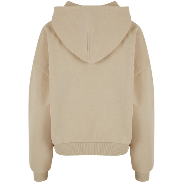 Urban Classics Dames boxy full zip hoodie UTTN679_wetsand large