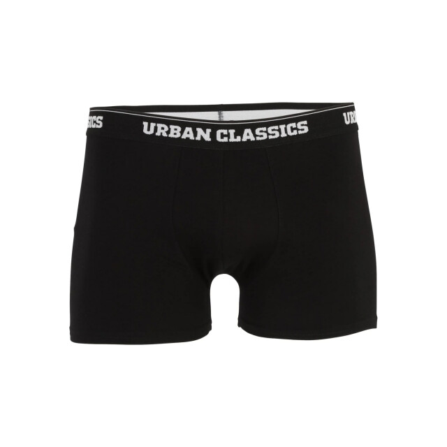 Urban Classics Boxershort met all-over print voor heren (5-pack) UTTN981_charcoalblackwhite large