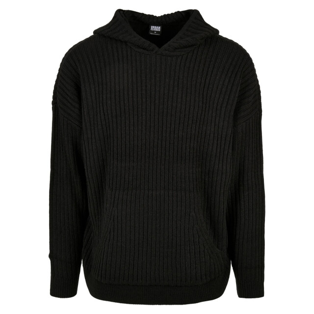 Urban Classics Heren gebreide hoodie UTTN982_black large