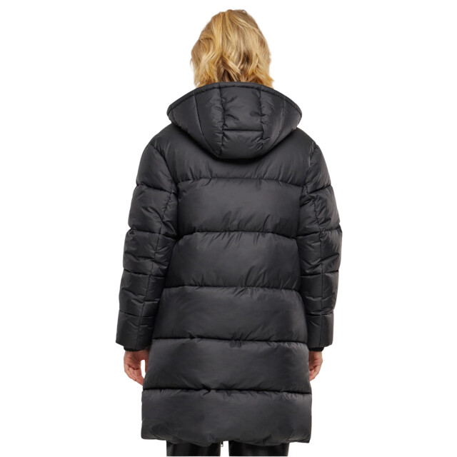 Urban Classics Dames lang pufferjack UTTN968_black large