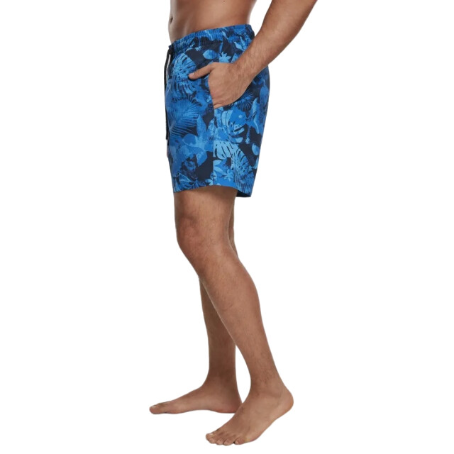 Urban Classics Heren zwemshort bloem UTTN977_blue large