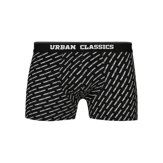 Urban Classics Boxershort met all-over print voor heren (set van 3) UTTN966_darkgreenblack large