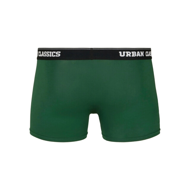 Urban Classics Boxershort met all-over print voor heren (set van 3) UTTN966_darkgreenblack large