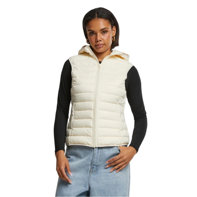 Urban Classics Dames ultra licht gewatteerd gilet UTTN664_whitesand large