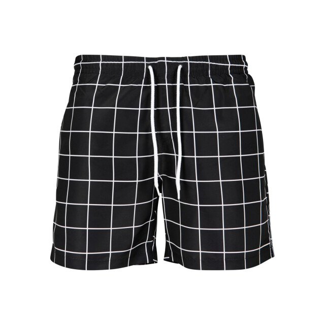Urban Classics Herenzwemshort met all-over print UTTN962_blackwhite large