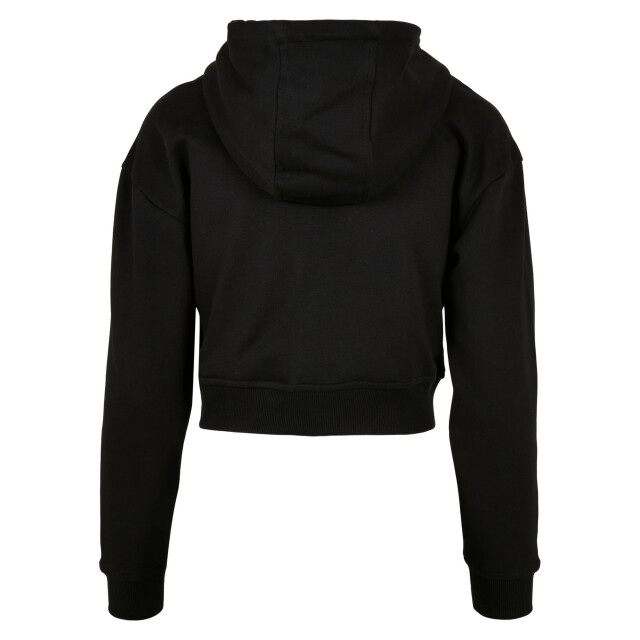 Urban Classics Dames terrycloth korte hoodie UTTN945_black large