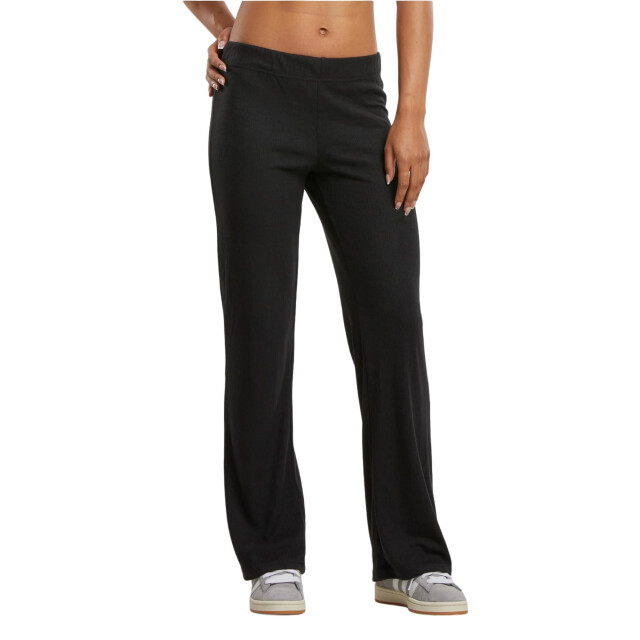 Urban Classics Dames ribbroek UTTN943_black large