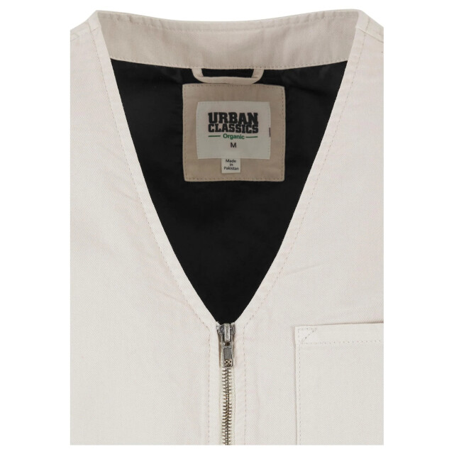 Urban Classics Heren biologisch katoenen gilet UTTN932_cloud large