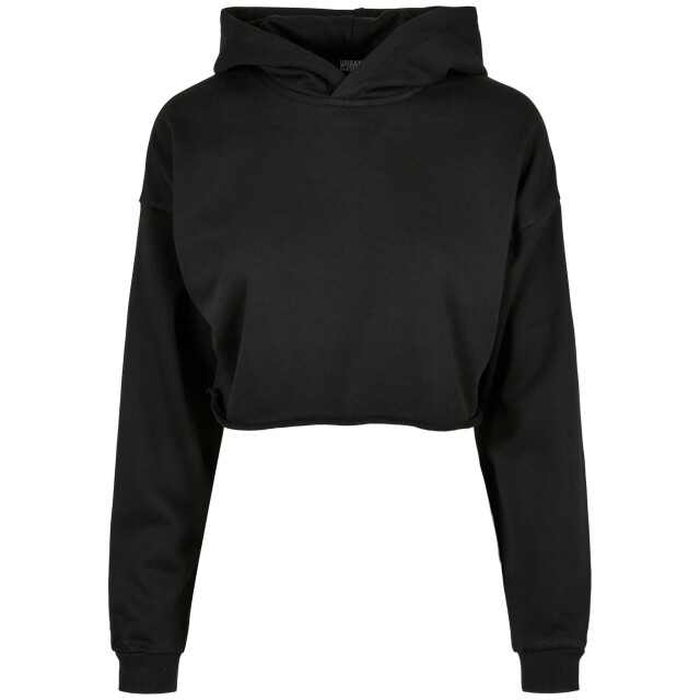 Urban Classics Dames oversized crop hoodie UTTN937_black large