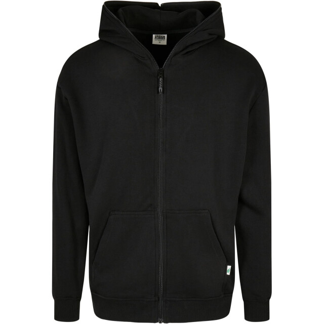 Urban Classics Organische full zip hoodie voor heren UTTN931_black large
