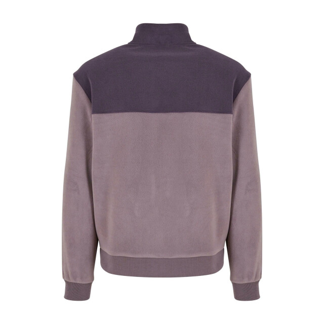 Urban Classics Heren polar fleece jas met kleurblok UTTN657_purplenight large