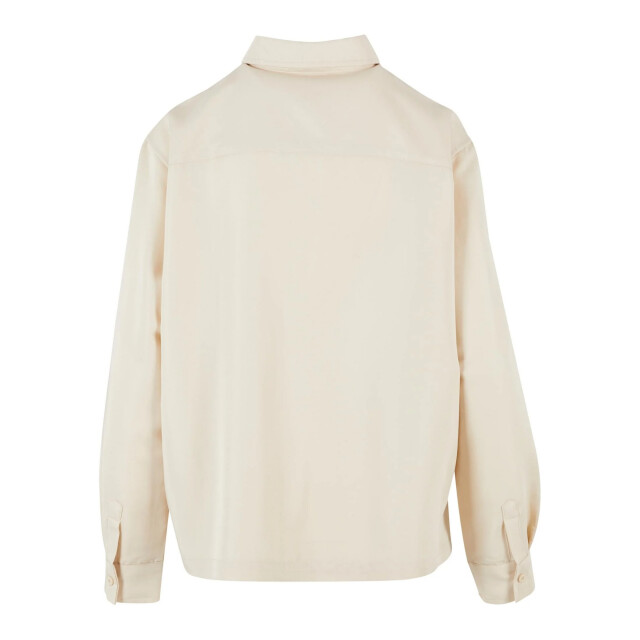 Urban Classics Dames twill oversized overhemd UTTN926_sand large