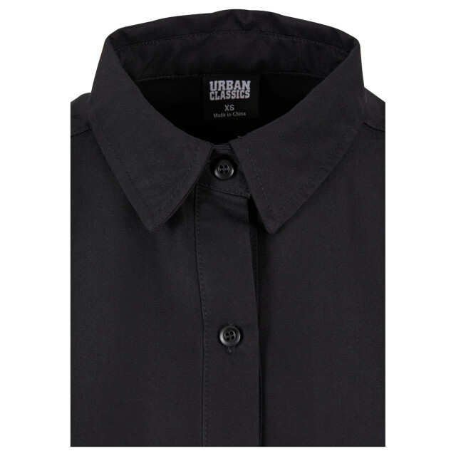 Urban Classics Dames twill oversized overhemd UTTN926_black large