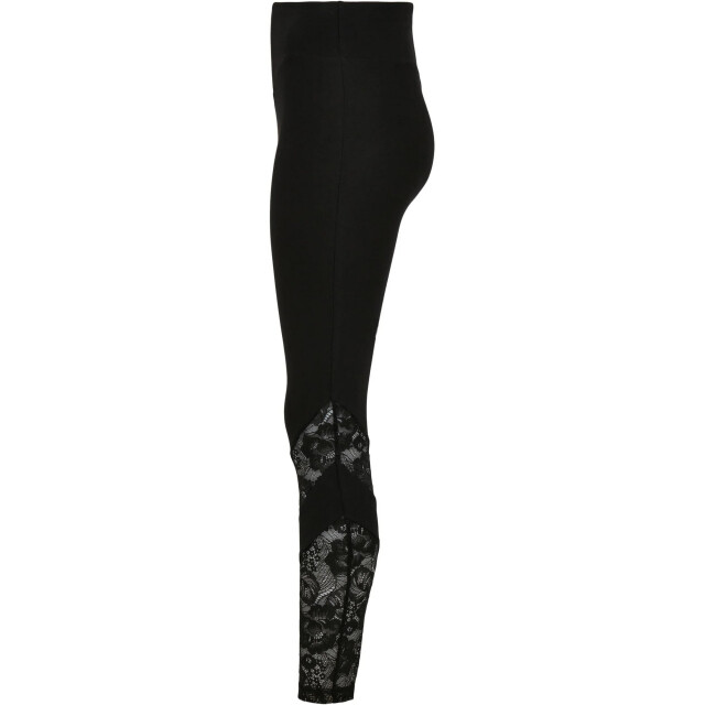 Urban Classics Dames kanten legging met hoge taille UTTN645_black large