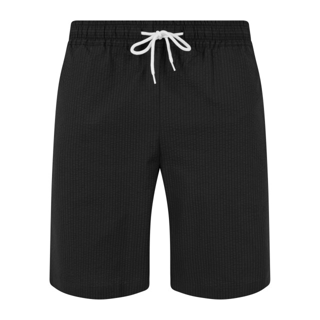 Urban Classics Heren basis seersucker korte broek UTTN649_black large