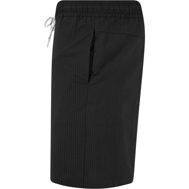 Urban Classics Heren basis seersucker korte broek UTTN649_black large