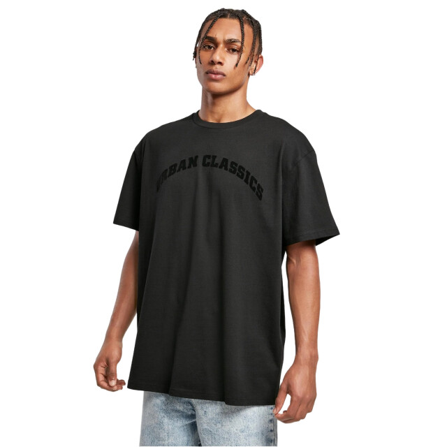 Urban Classics Heren oversized t-shirt met booglogo UTTN920_black large