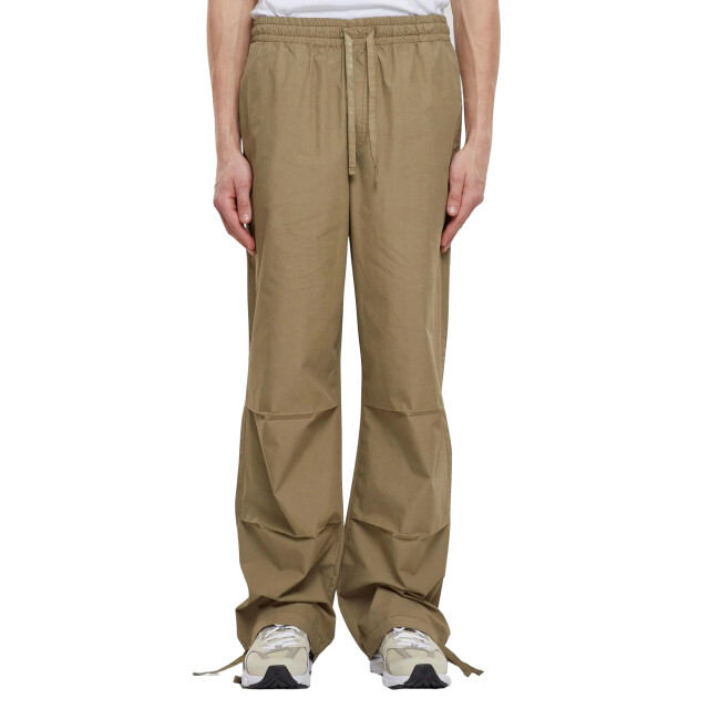 Urban Classics Heren popeline wijde broek UTTN641_khaki large
