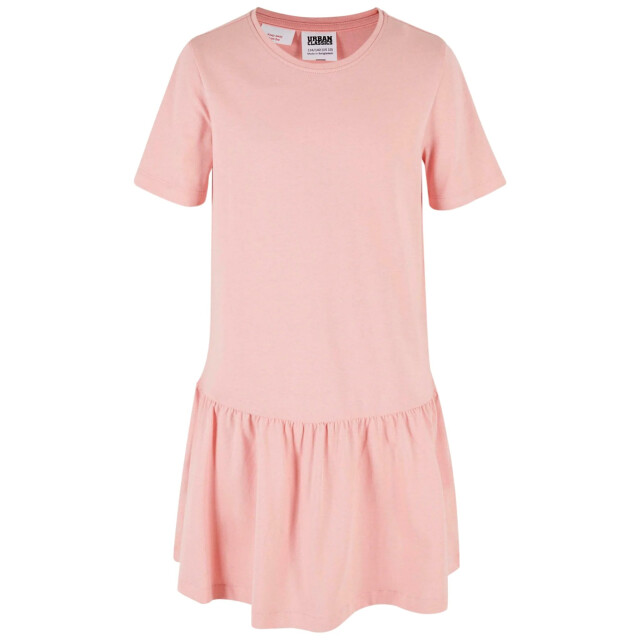 Urban Classics Meisjes valance t-shirt jurk UTTN642_pinklemonade large