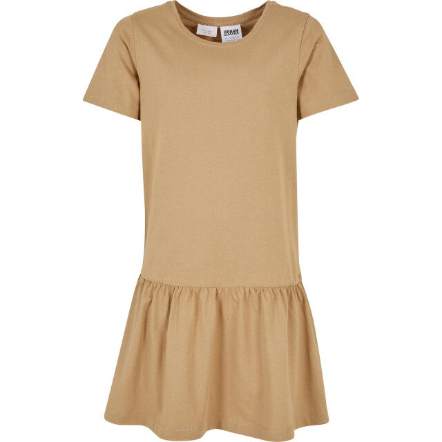 Urban Classics Meisjes valance t-shirt jurk UTTN642_unionbeige large
