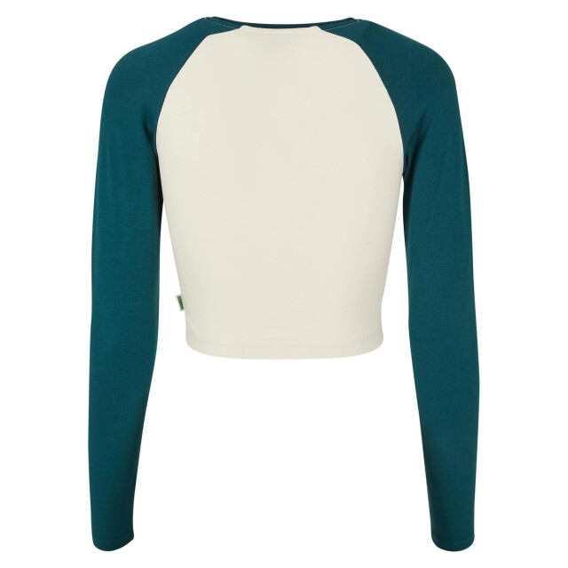 Urban Classics Dames retro organic crop t-shirt met lange mouwen UTTN918_whitesandjasper large