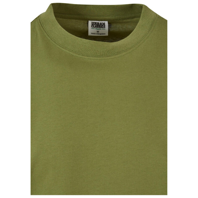 Urban Classics Heren effen biologisch lang t-shirt UTTN898_newolive large