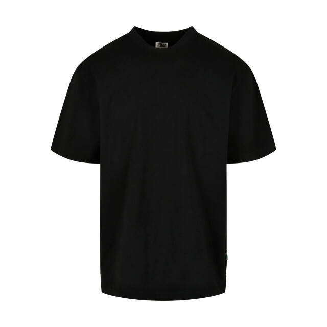 Urban Classics Heren effen biologisch lang t-shirt UTTN898_black large