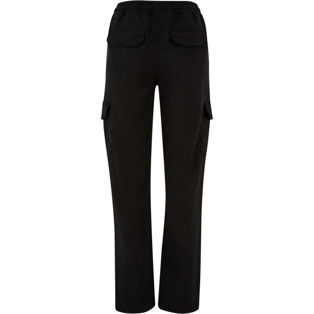 Urban Classics Dames twill cargo broek met hoge taille UTTN604_black large