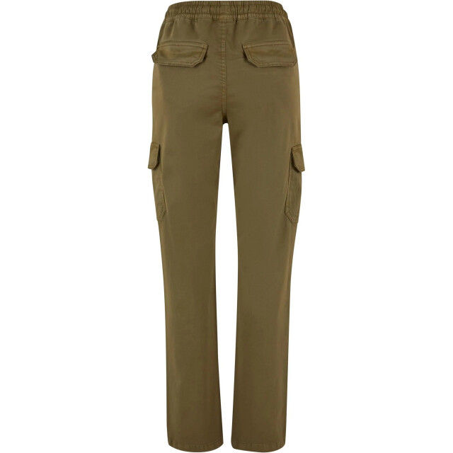 Urban Classics Dames twill cargo broek met hoge taille UTTN604_tiniolive large