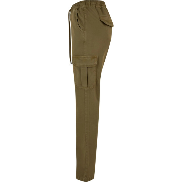 Urban Classics Dames twill cargo broek met hoge taille UTTN604_tiniolive large