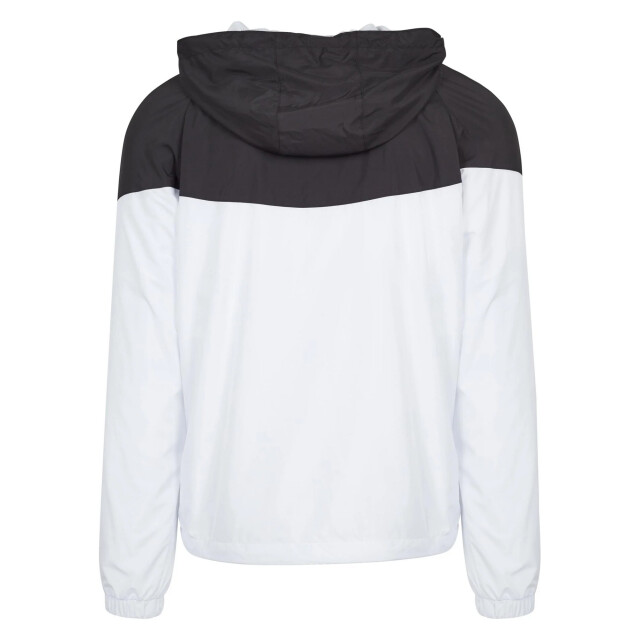 Urban Classics Heren tech windrunner tweekleurig windjack UTTN627_blackwhite large