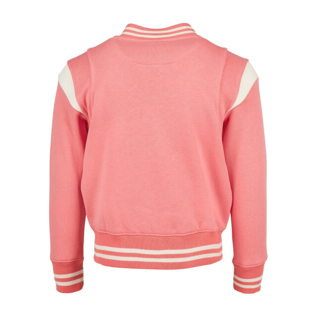 Urban Classics Sweatjack voor meisjes UTTN631_palepinkwhitesand large