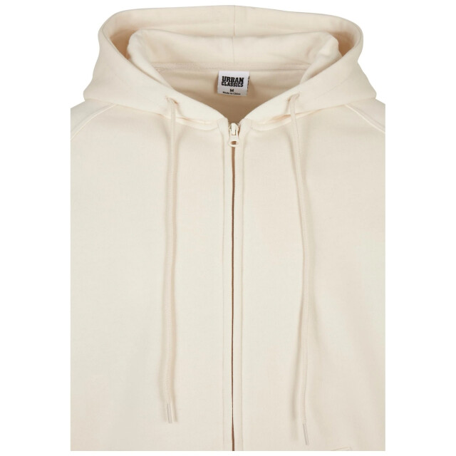 Urban Classics Heren hoodie met rits UTTN894_whitesand large