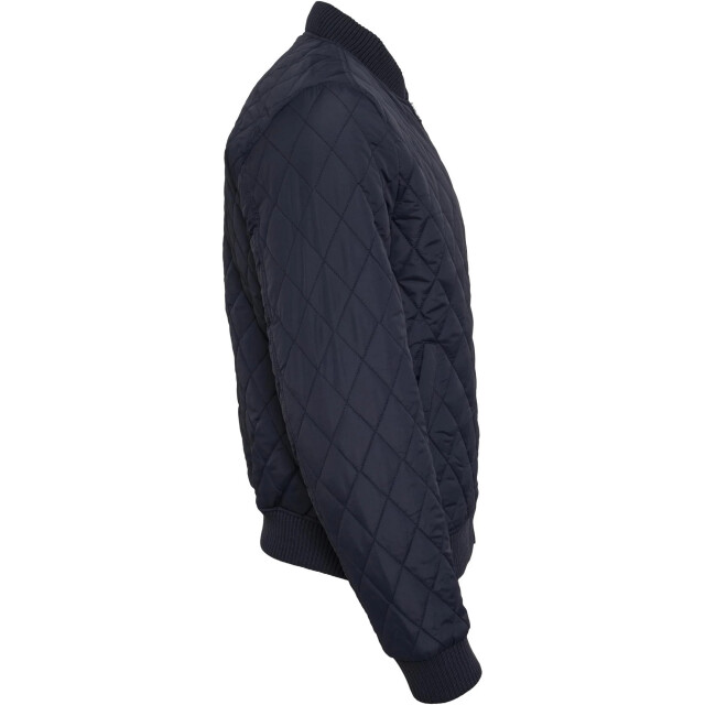 Urban Classics Heren diamond nylon gewatteerd jasje UTTN634_navy large
