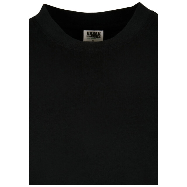 Urban Classics Heren effen biologisch lang t-shirt UTTN898_black large