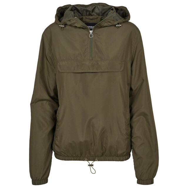 Urban Classics Dames pull over windjack UTTN889_darkolive large