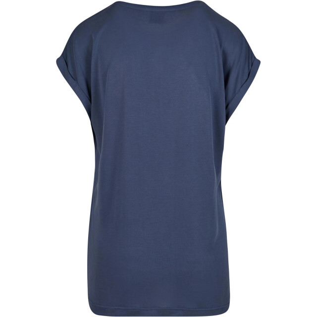 Urban Classics Dames modal verlengd schouder t-shirt UTTN594_vintageblue large