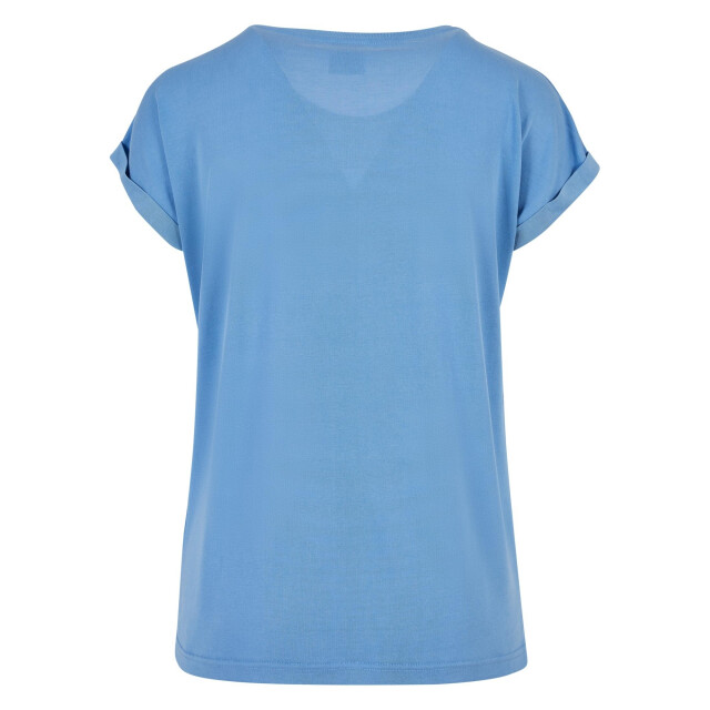 Urban Classics Dames modal verlengd schouder t-shirt UTTN594_horizonblue large