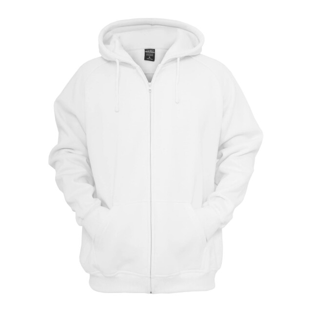 Urban Classics Heren hoodie met rits UTTN894_white large