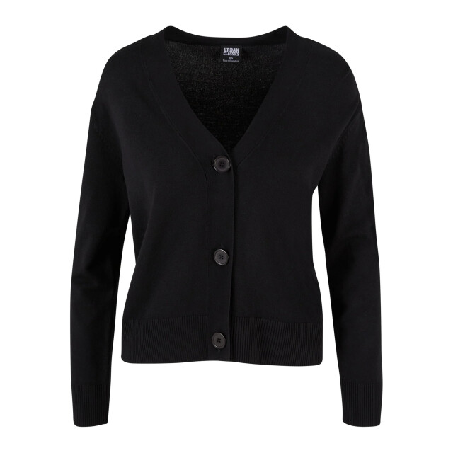 Urban Classics Dames gebreid vest UTTN879_black large