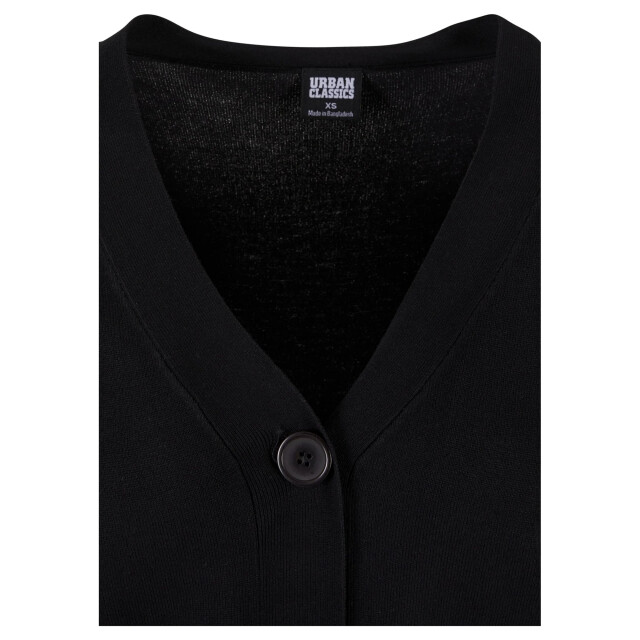 Urban Classics Dames gebreid vest UTTN879_black large