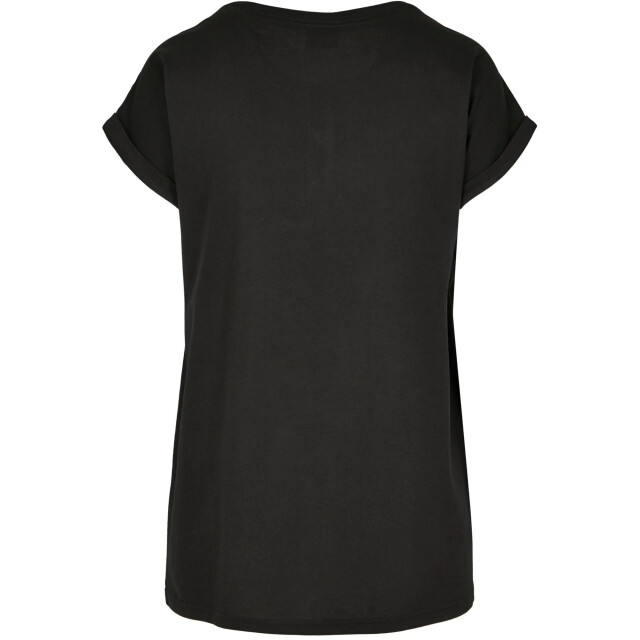 Urban Classics Dames biologisch katoenen verlengd schouder t-shirt UTTN883_black large