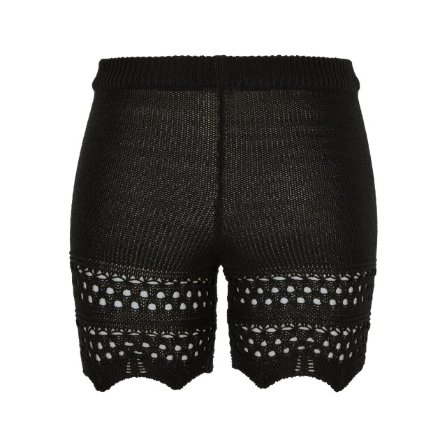Urban Classics Gebreide gehaakte shorts dames UTTN578_black large